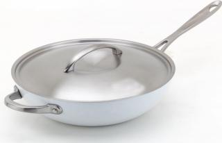 Wok s poklicí Green Pan London White-30 cm